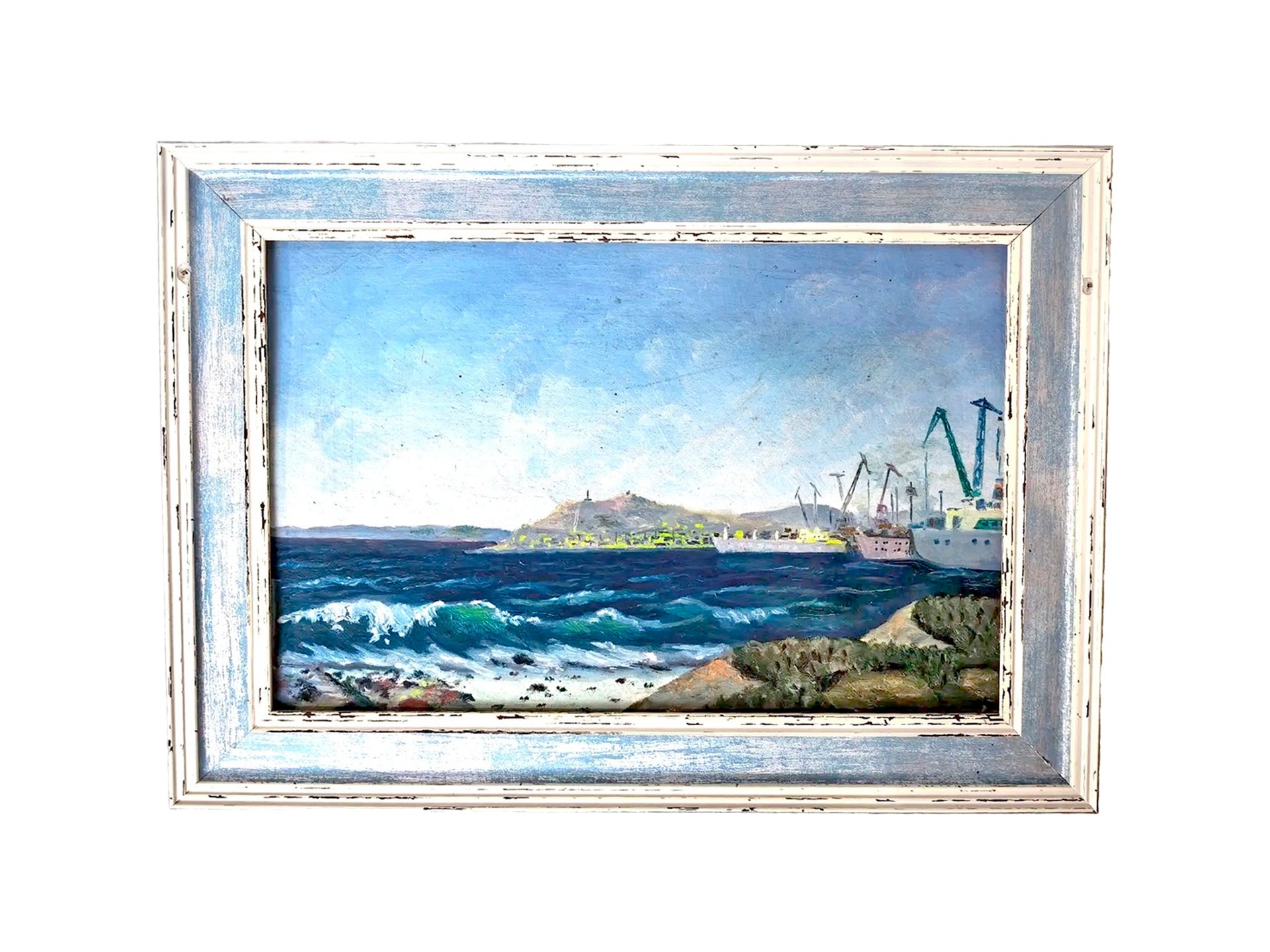 Пейзаж Н. Барсамов, 16х12,5 см